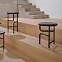 Blend Hocker Eiche Schwarz 1