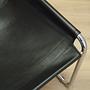 Dining chair leather 1970s 9