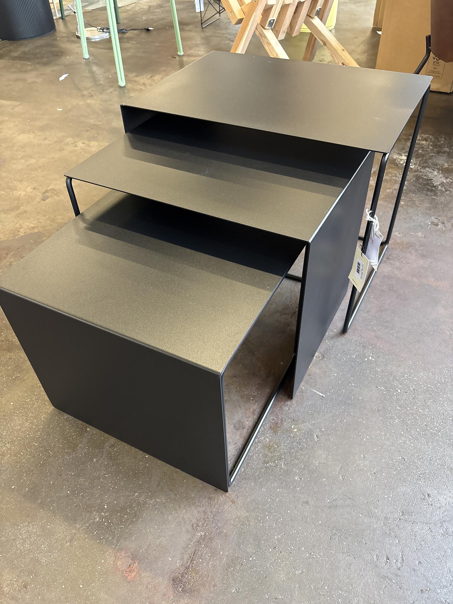 Cluster Tisch-Set Schwarz 2