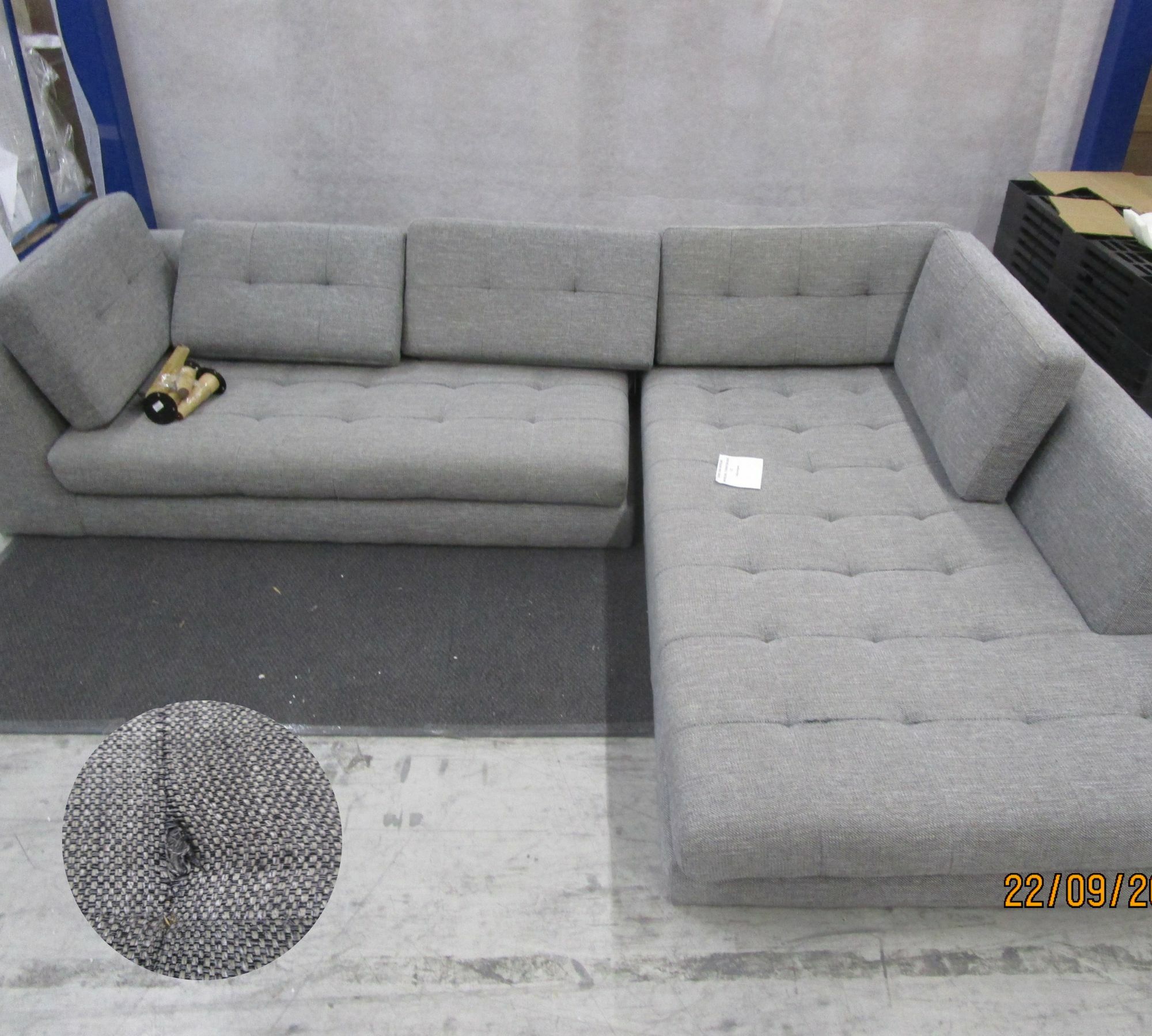 Nelson Sofa Récamiere Rechts Talent Dark Grey 2