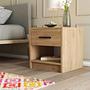 Grande bedside table wood oak 1