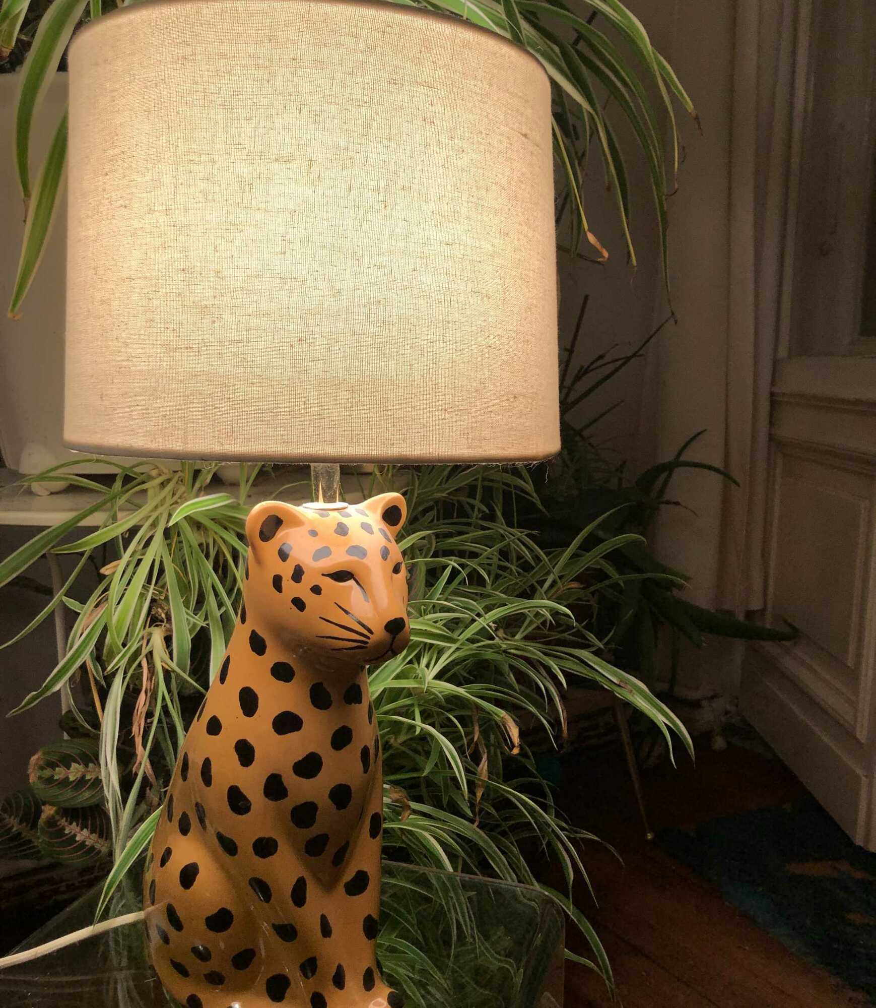 Raja Tischlampe Stoff Keramik Multicolour  0
