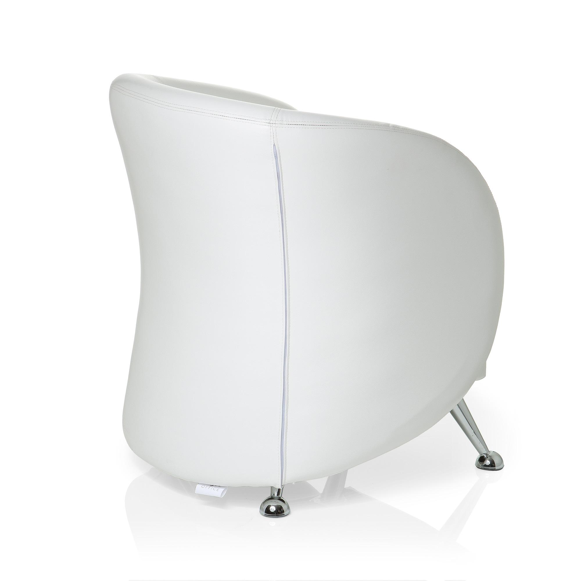St. Lucia Office chair Faux leather White 5