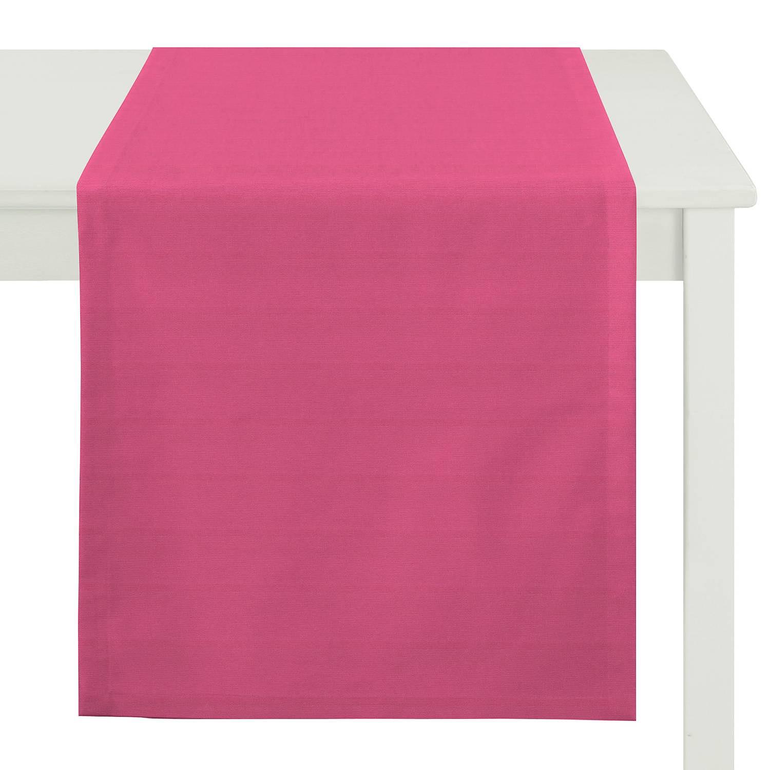 Tischläufer Kyogle Webstoff 45 x 135 cm Fuchsia 0