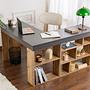 Vesper Desk Anthracite, Atlantic Pine 0