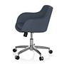 SOLAO Office Chair Swivel with Casters Fabric Grey 8