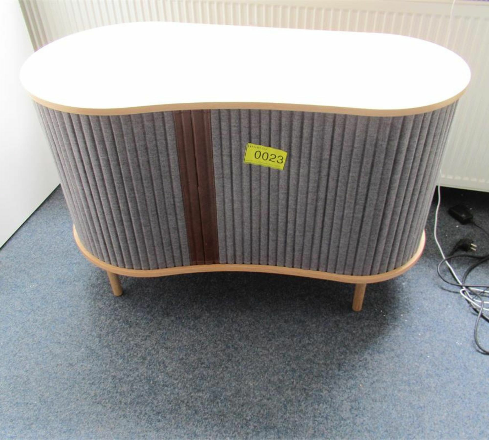 Audacious Sideboard Holz Textil Grau 3