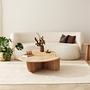 Podium Coffee Table Oak Brown 3