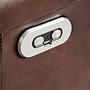 Armchair Leather Chocolate Brown 4