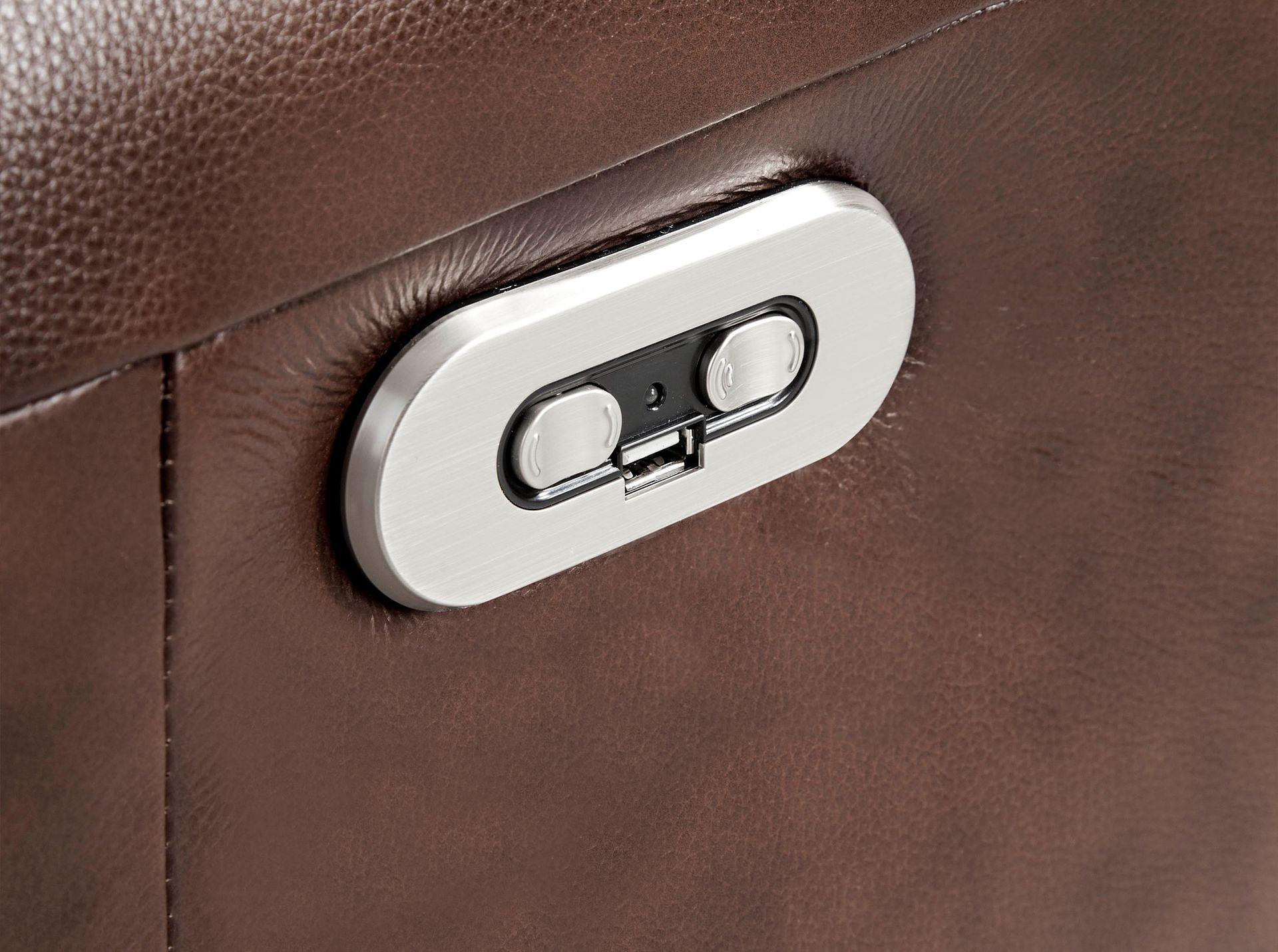  Sessel Leder Schokoladenbraun 4