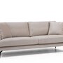 Modernes Sofa 2-Sitzer Beige 4