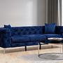 Como Sofa 3-Sitzer Marineblau 0