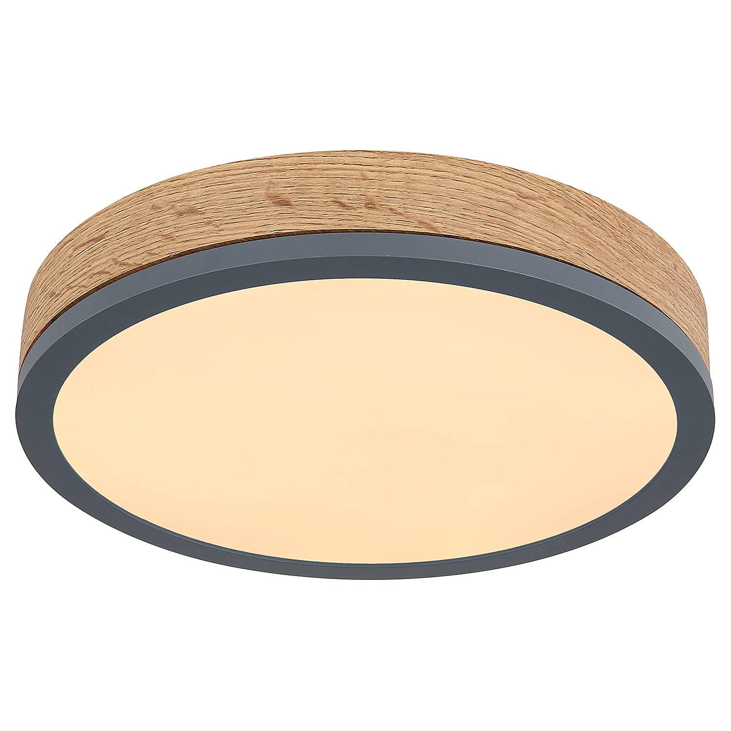 LED-Deckenleuchte Doro Typ B Braun Ø 30cm 1