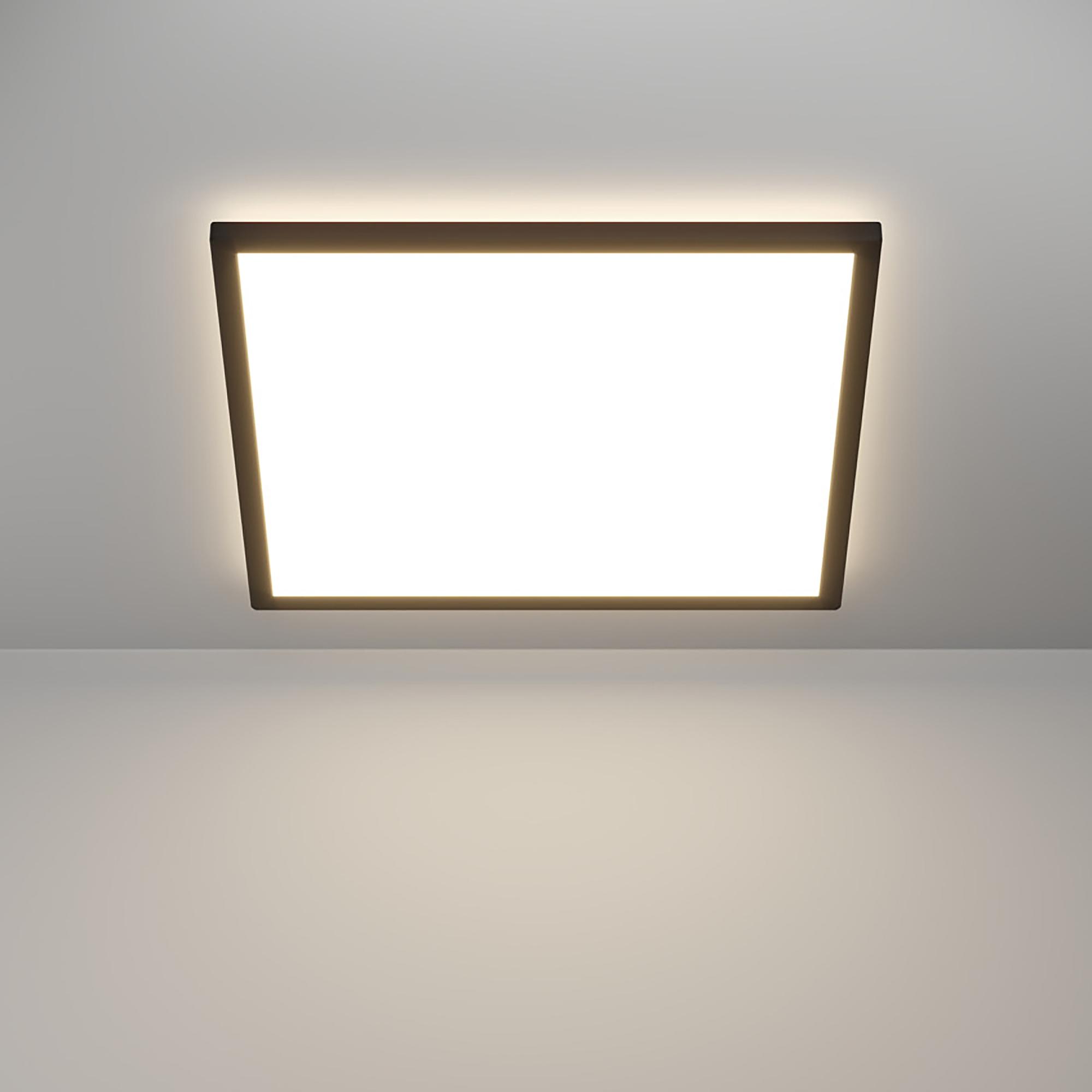 LED Ceiling Light Rovito-R 1-Light Plastic Black 1