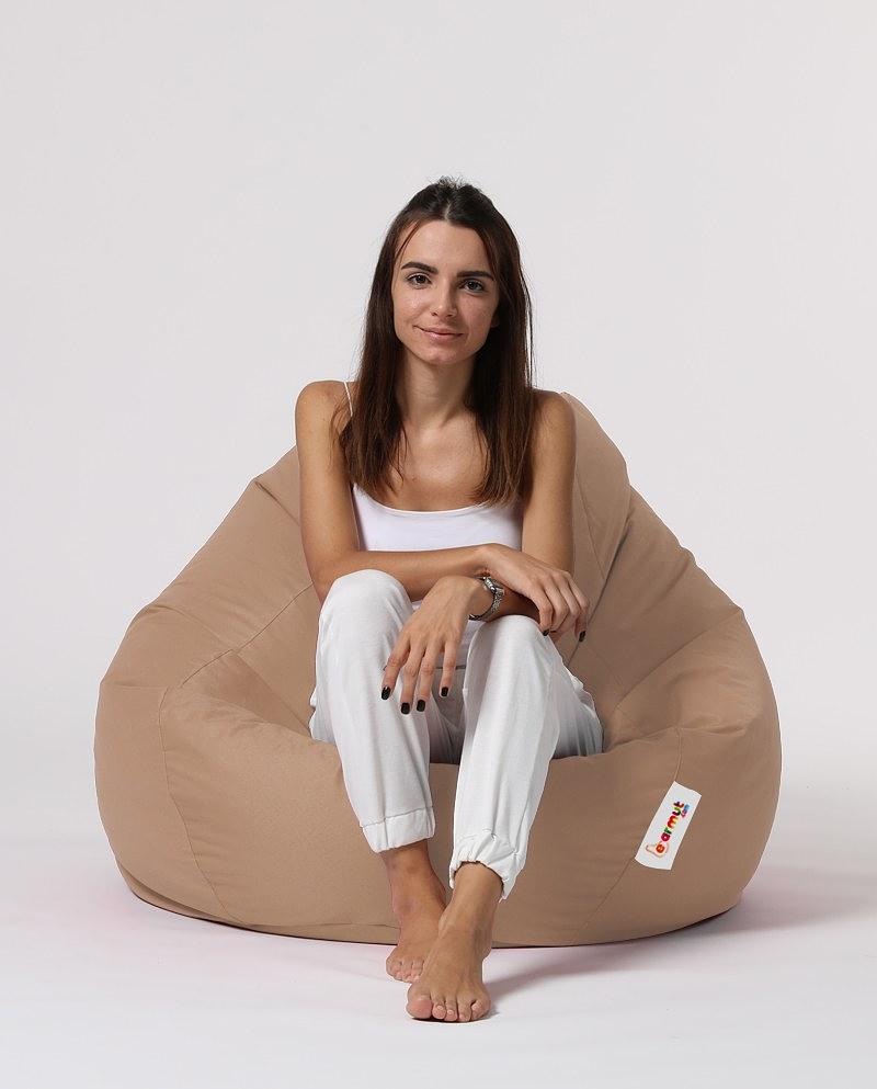 XXL V2 Garten Sitzsack Beige 4