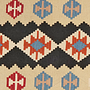 Kilim Gashgai Teppich Mehrfarbig 2