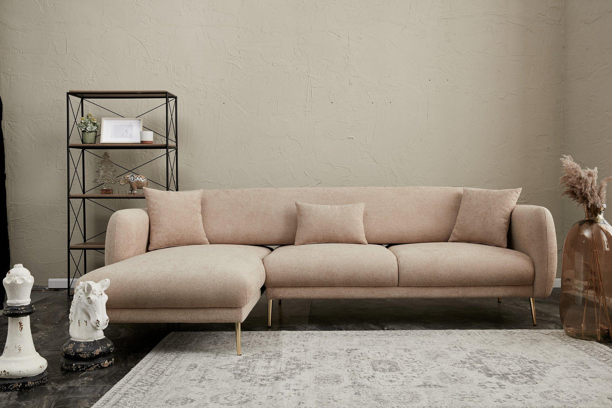 Simena Sofa Récamiere Links Beige 0