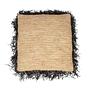The Raffia Pillowcase Nature Black 60x60cm 0