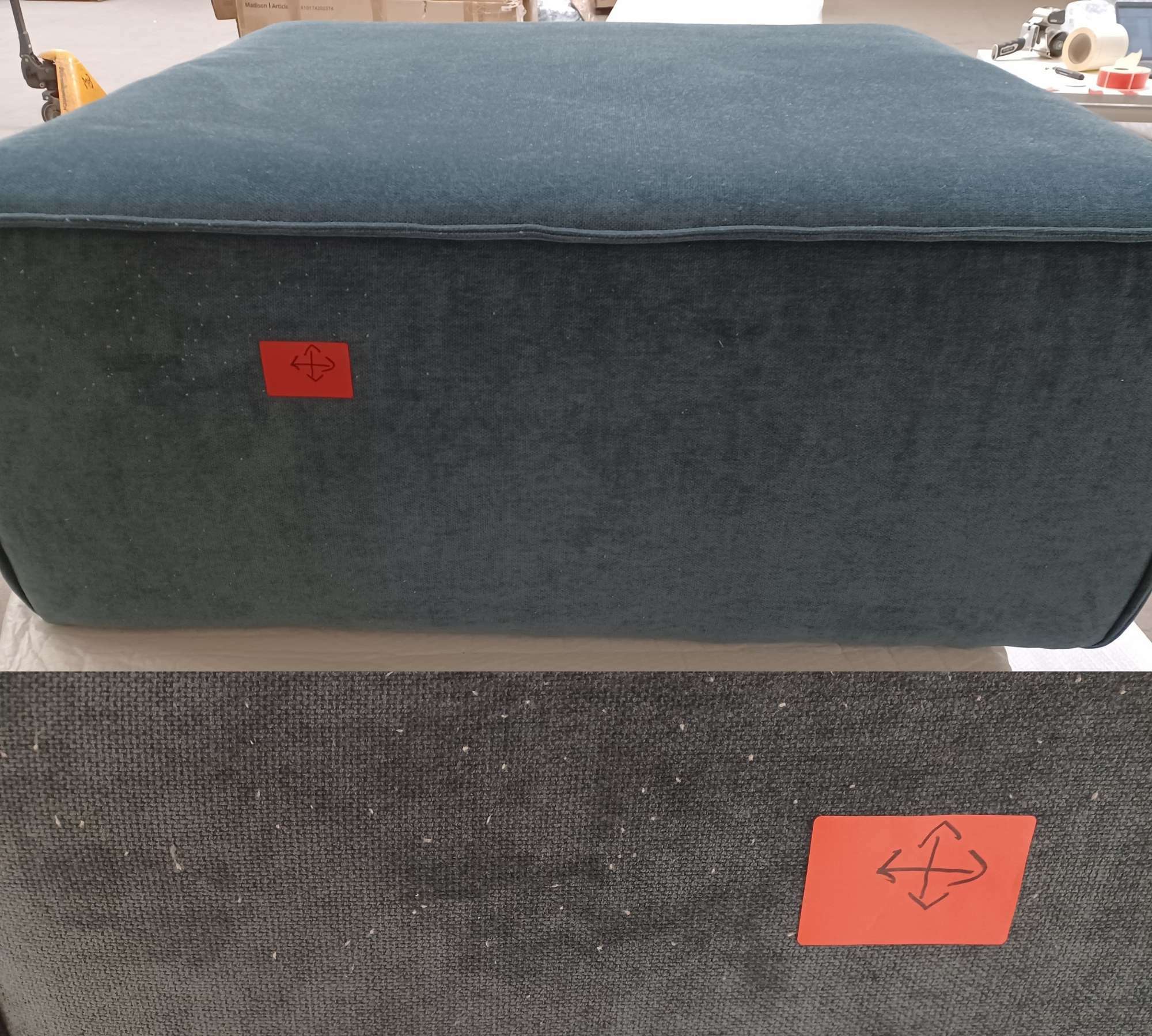 Dane Polsterhocker Danny Dusty Blue 3