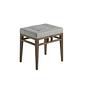 Hocker Textil Grau 0