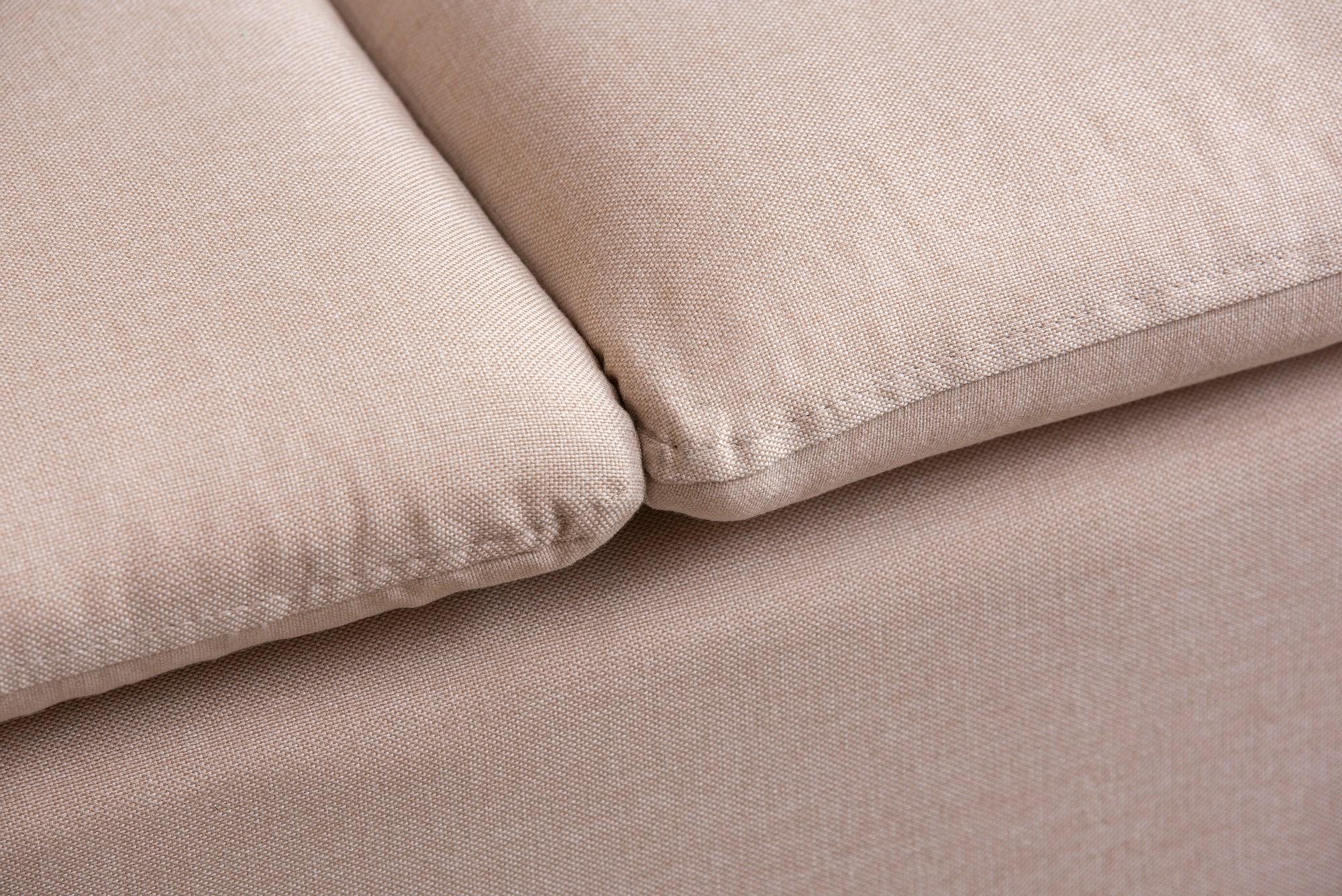 Lungo Ecksofa Creme 9