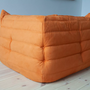 Togo Ecksofa Textil Orange 4