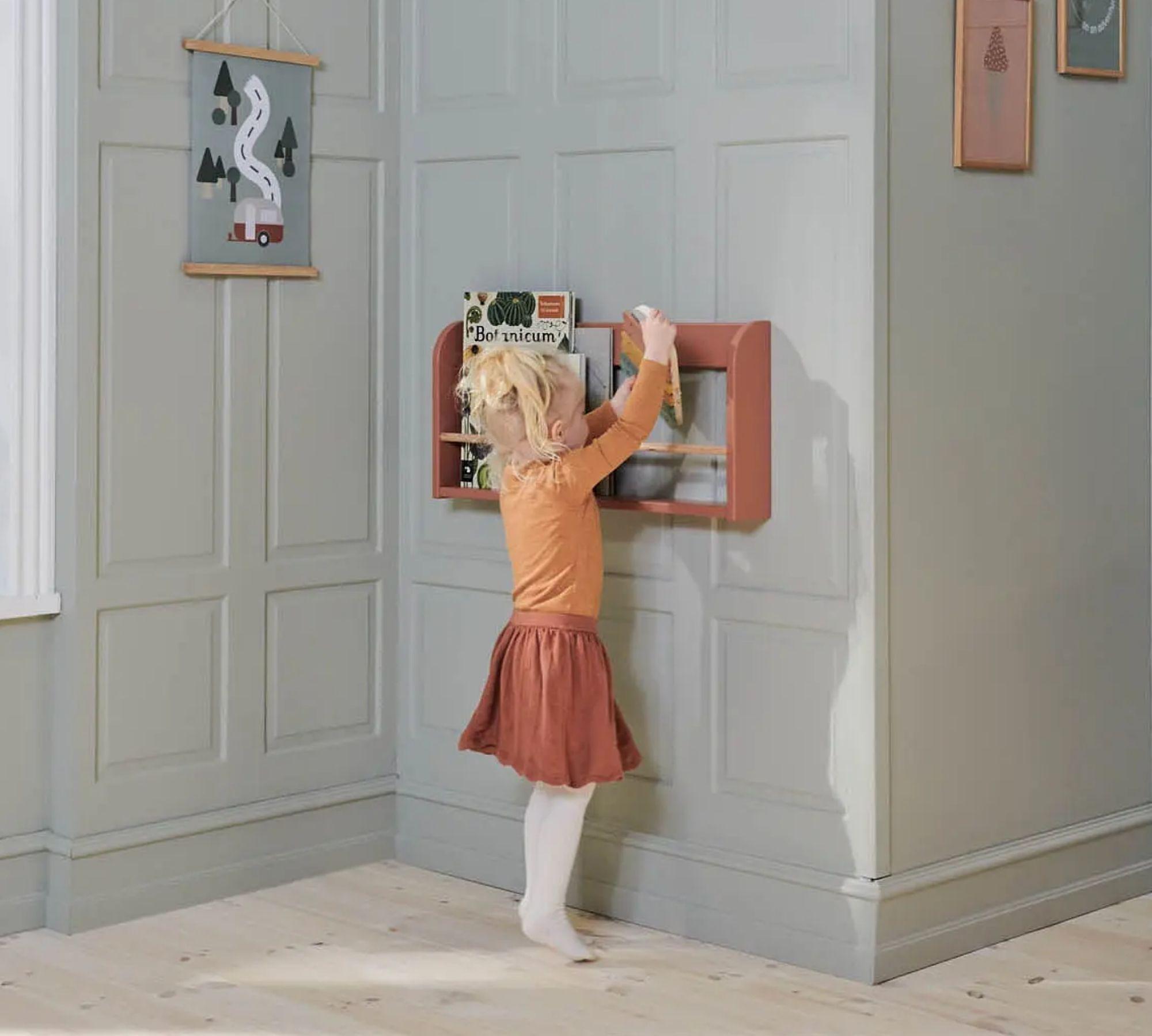 Dots Kinderregal Holz Blush 1 Boden 3