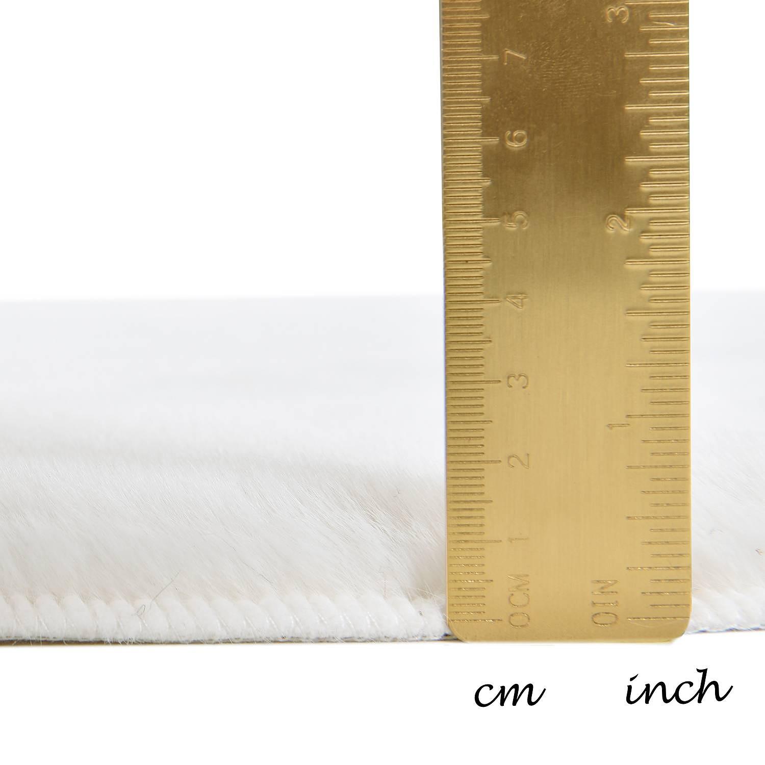 High-pile rug Sara I White 70 x 120 cm 2