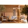 Lucca Sofa- und Couchtischset Teakholz 1