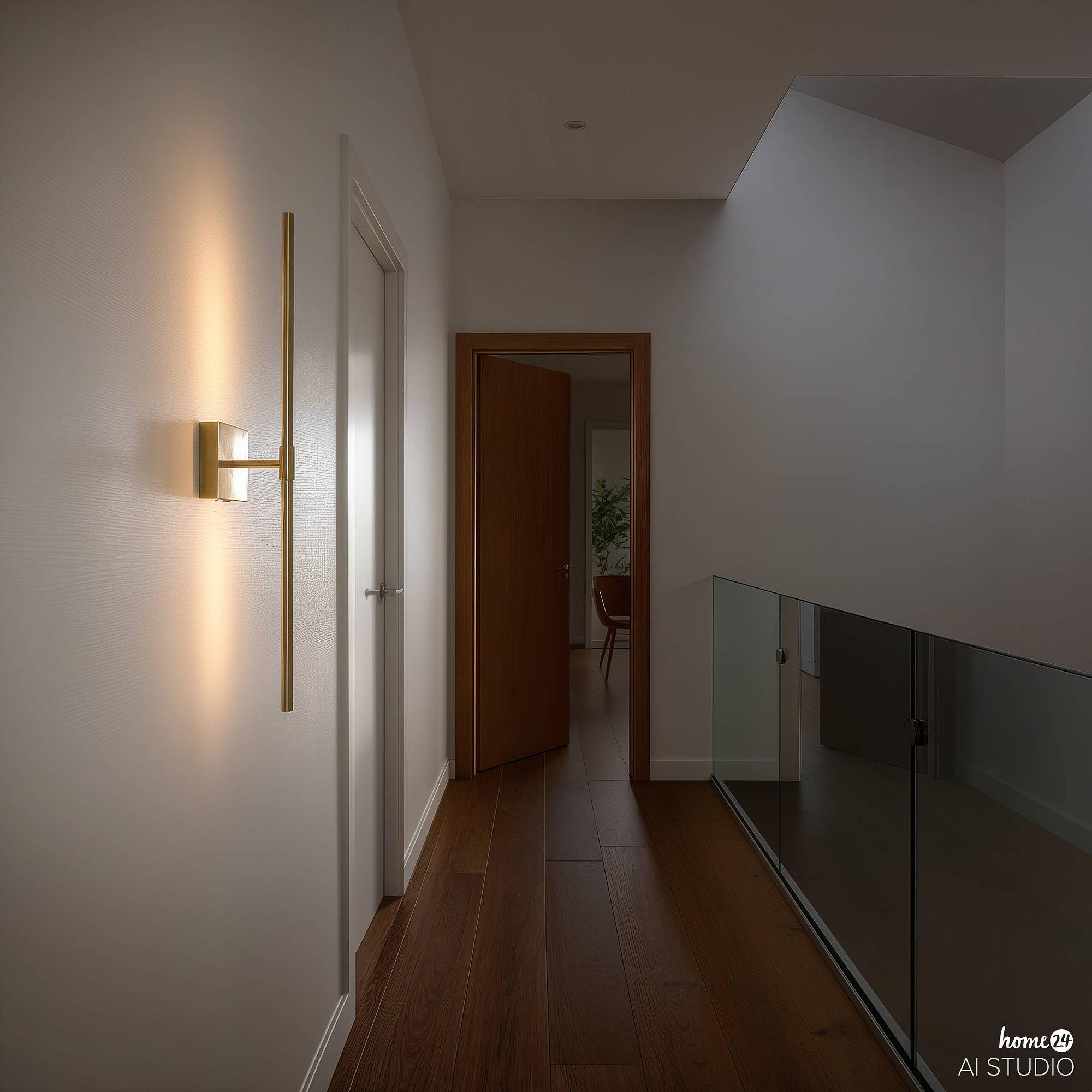 Ons Akku-Wandleuchte 3-Stufen-Dimmer Messing 3