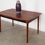 Walnut table Brown 1970s 4