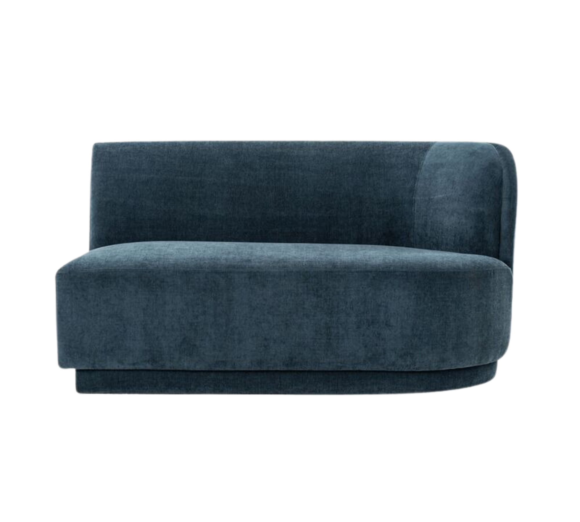 Nora 2-Sitzer Chaise Modul Rechts Danny Dusty Blue 1