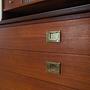 Vintage Secretary Teak Brown 1970s 11