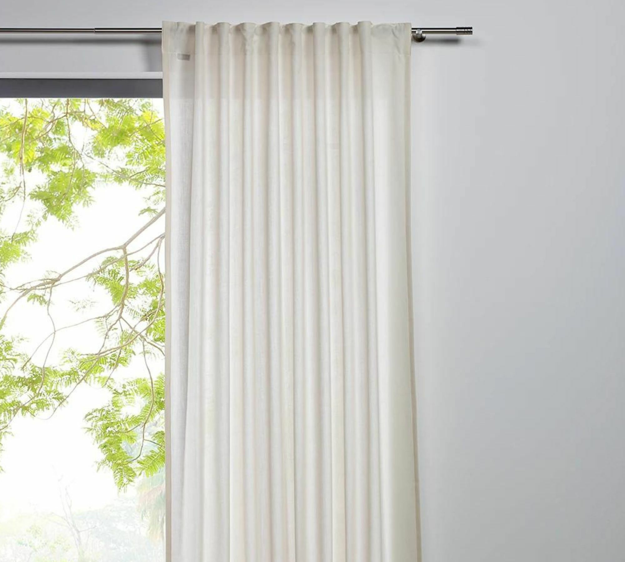 Vorhang Textil Creme 2