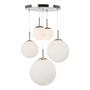 Balla 5-light pendant light milk glass  3