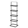 Schuhregal Tower Rack Stahl Schwarz 22 x 78 cm 0