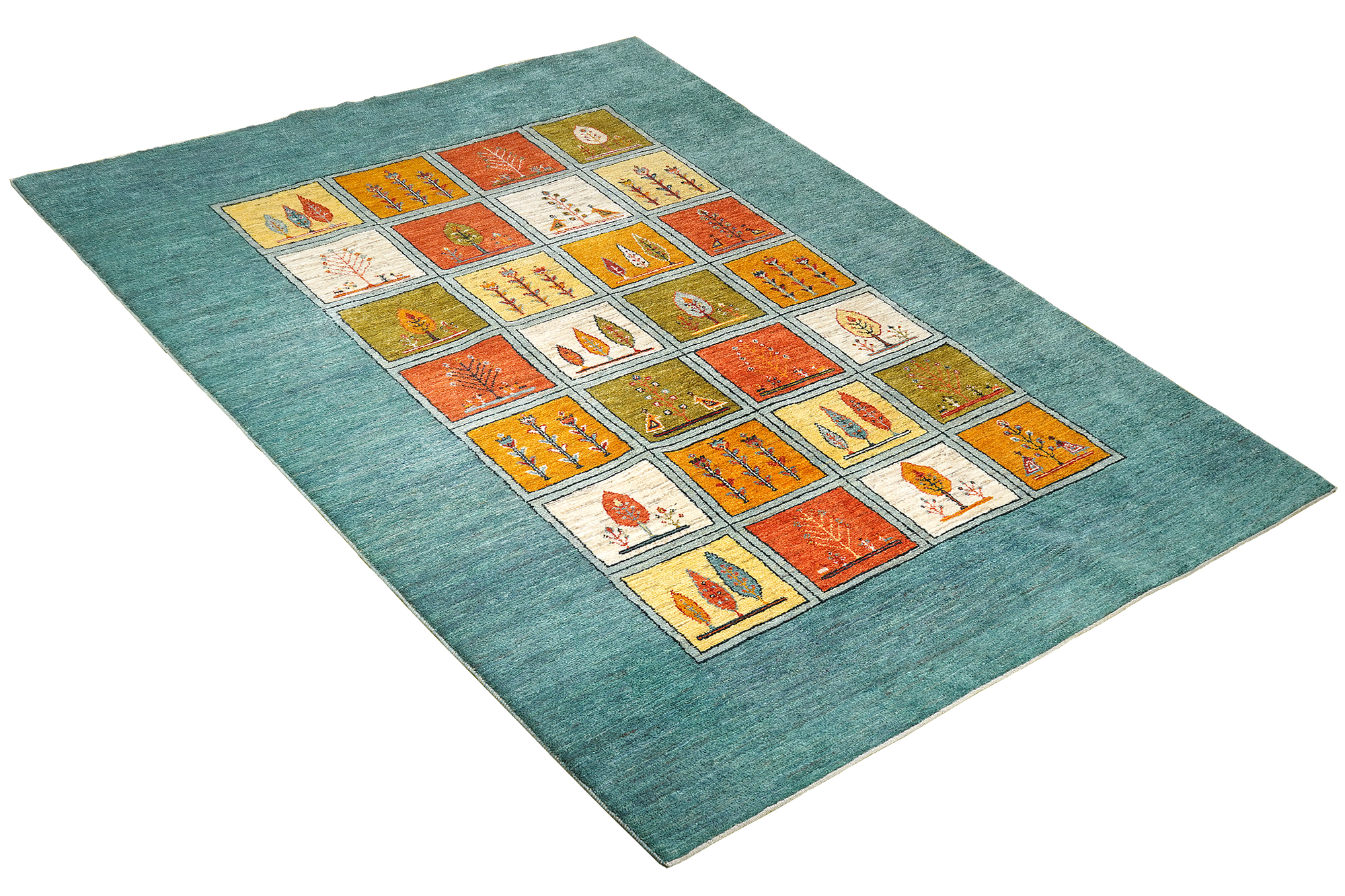 Rizbaf Gabbeh Rug Wool Blue 2