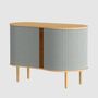 Audacious Sideboard Holz Textil Grau 0