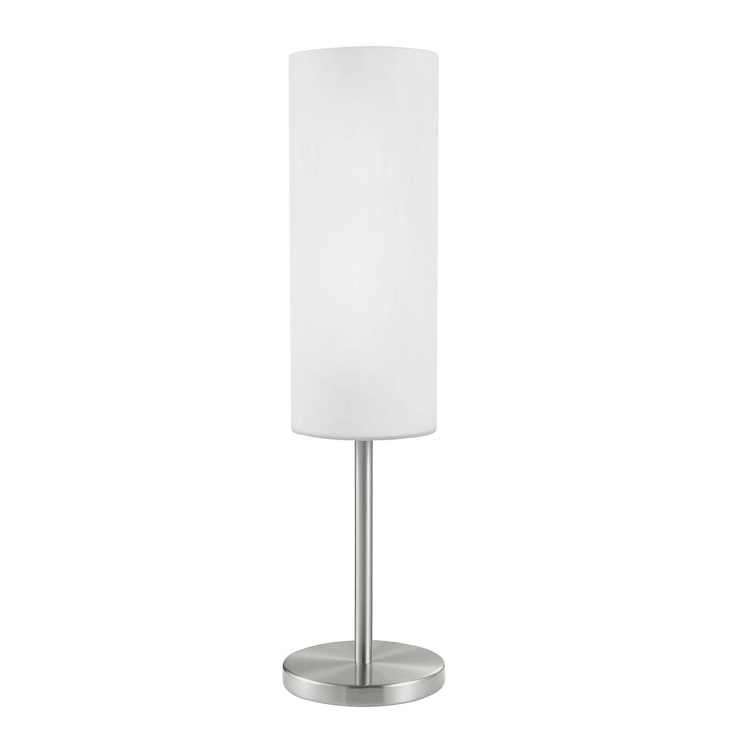 Troy Elegance Tischleuchte Glas Stahl 1-flammig 0