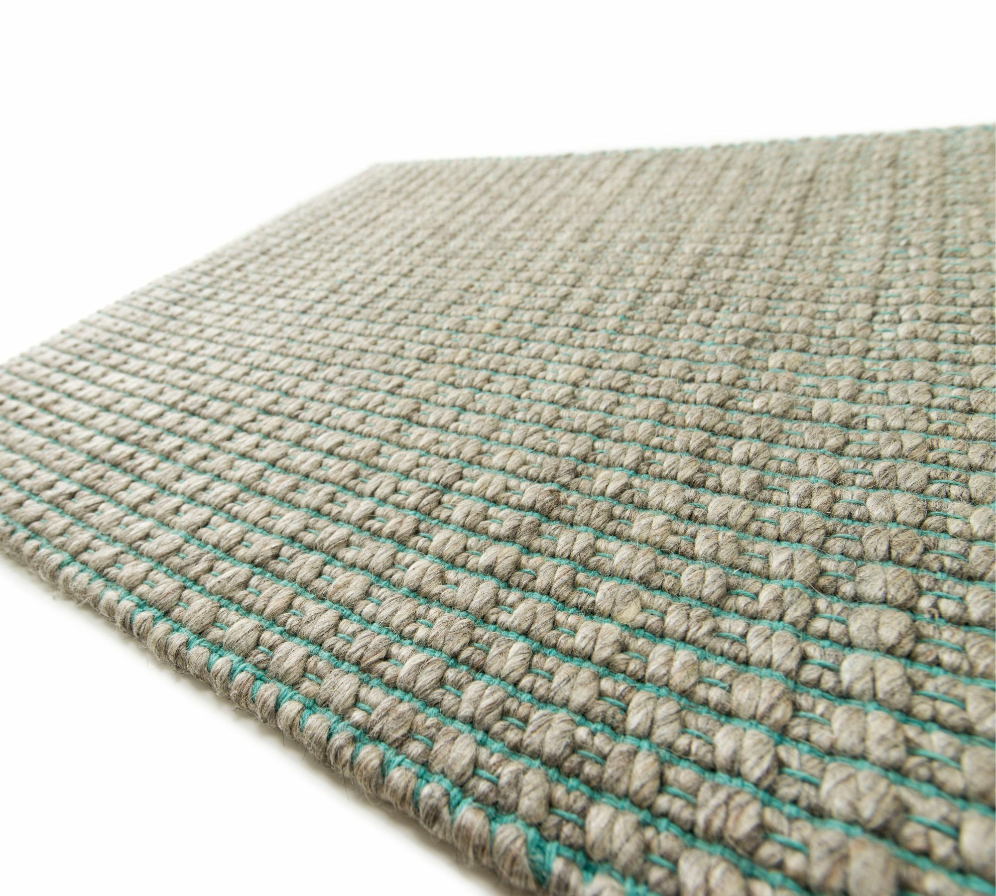 Nordic Plain Teppich Wolle Mehrfarbig 140 x 200 cm 3