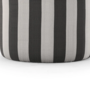 Pouf No. 9 Line Latte Black 2