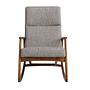 Rocking chair fabric gray 1
