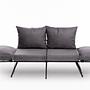 Viper Sofa 2-Sitzer Grau 8