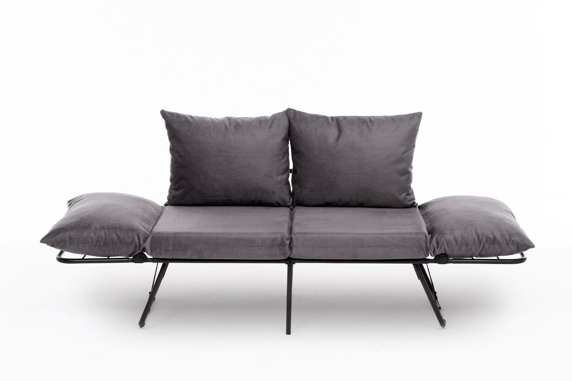Viper Sofa 2-seater Grey 8