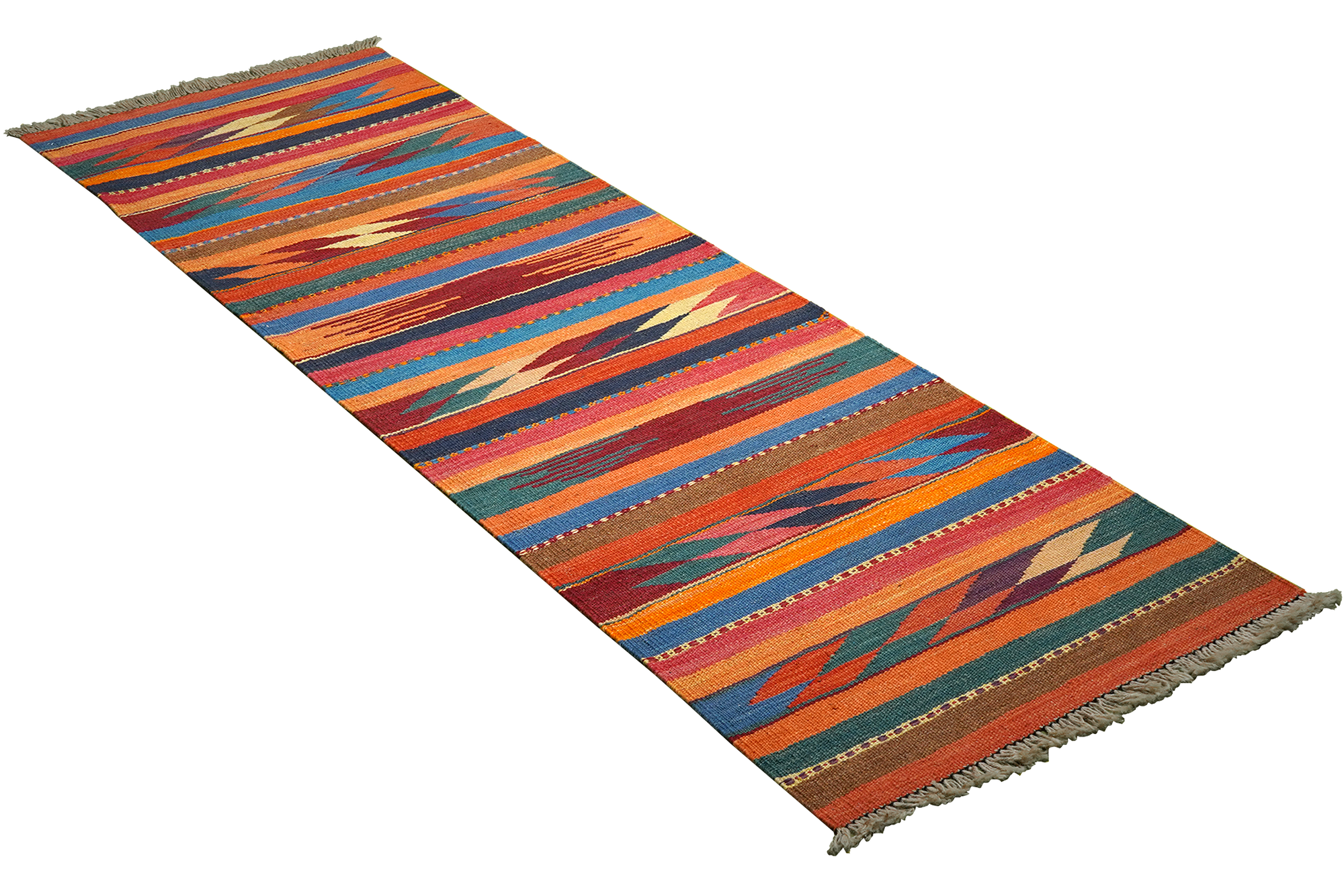Kilim Gashgai Teppich Mehrfarbig 2
