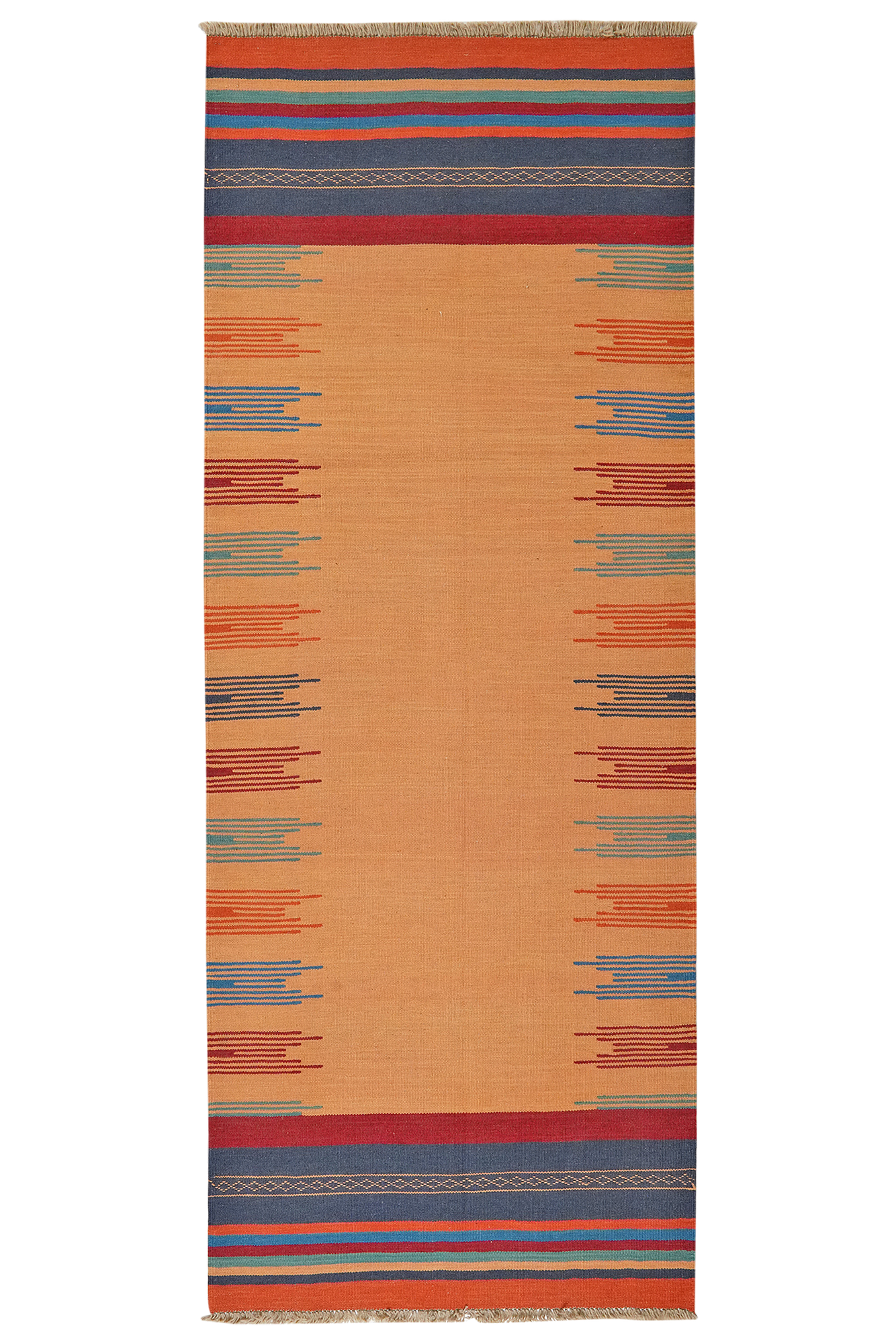 Kilim Gashgai Teppich Hellbraun 0