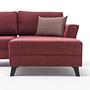 Eris Schlafsofa 4-Sitzer Rot 7