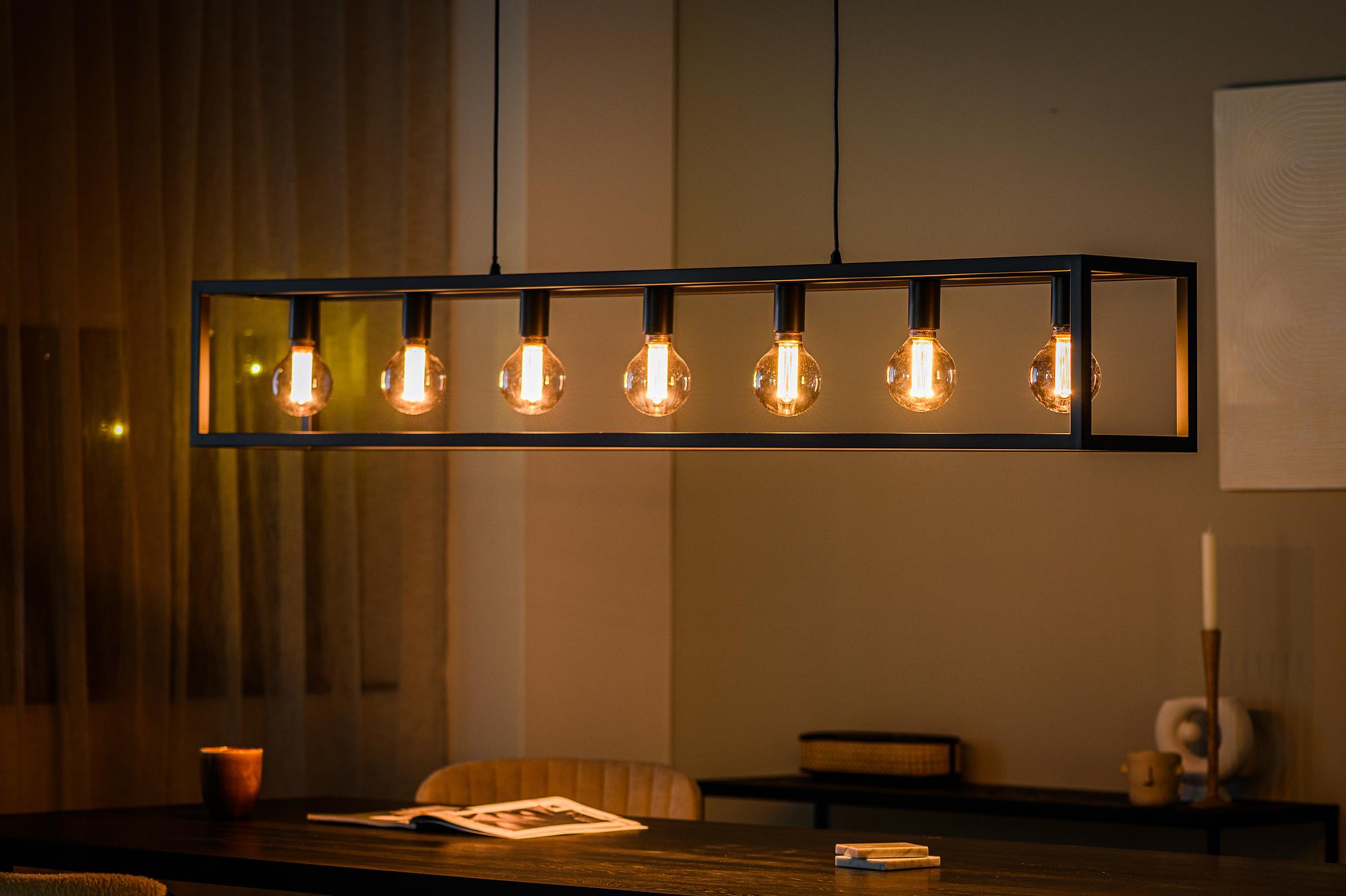 Pendant light Metal Black 1