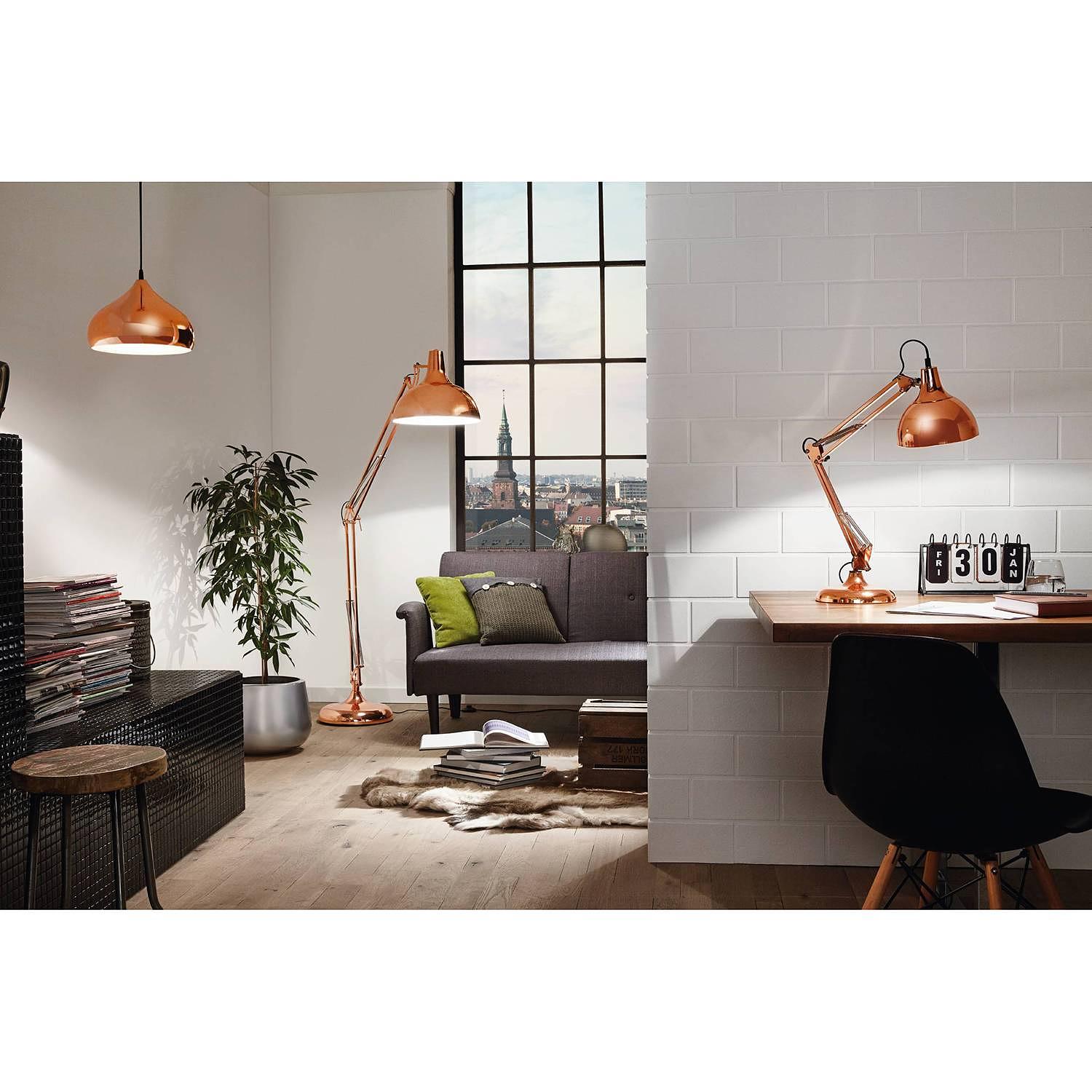 Hapton Pendant Lamp Steel 1-light 3
