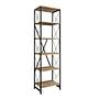 Suadiye Bookshelf Wood Veneer Black 4